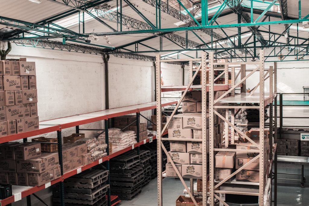Warehousing DNA training course - photo of the inside of a warehouse